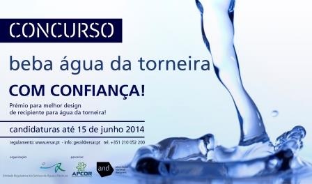 Concurso  Beba água da torneira com confiança!  da ERSAR